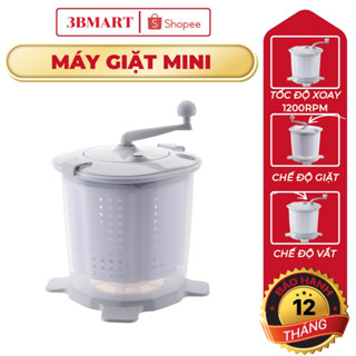  Máy giặt mini ACHITA G60 xoay tay trợ lực dễ dàng vệ sinh lồng giặt bảo hành 12 tháng 