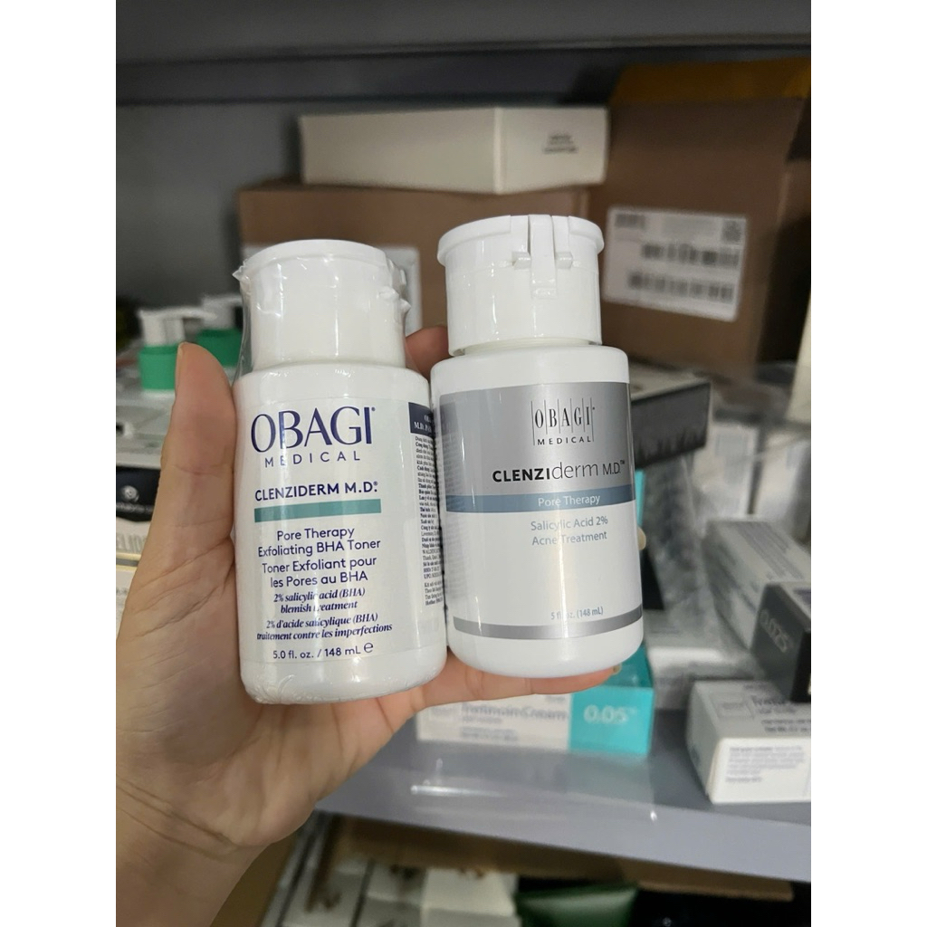 [NEW - HÀNG CÔNG TY] Toner 2% BHA 0BAGI Giúp Làm Sạch Mụn, Tẩy Tế Bào Chết Clenziderm M.D. Exfoliati