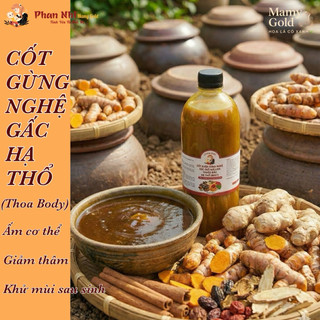   DÙNG BODY  1LIT CỐT GỪNG NGHỆ HẠ THỔ Handmade | Mamy Gold | Shop Mẹ Gold 