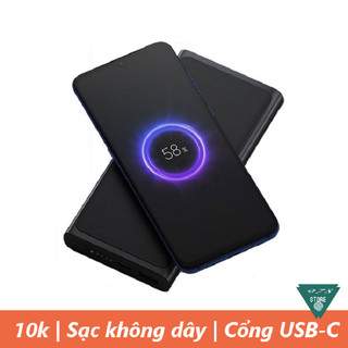 Pin sạc dự phòng không dây xiao 10000mah 22.5w - sạc dự phòng tích hợp sạc không dây 10000mah xiao lite