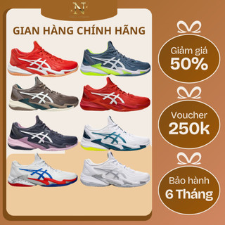   HÀNG CHÍNH HÃNG Giày Thể Thao Chạy Bộ Bóng Chuyển Tennis Pickleball Asics Court FF 3 Novak Full Màu 