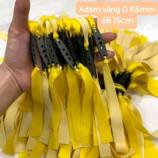 Combo 3 dây, 5 dây, 10 dây adam vàng trắng , dài 15cm dày 0.65mm