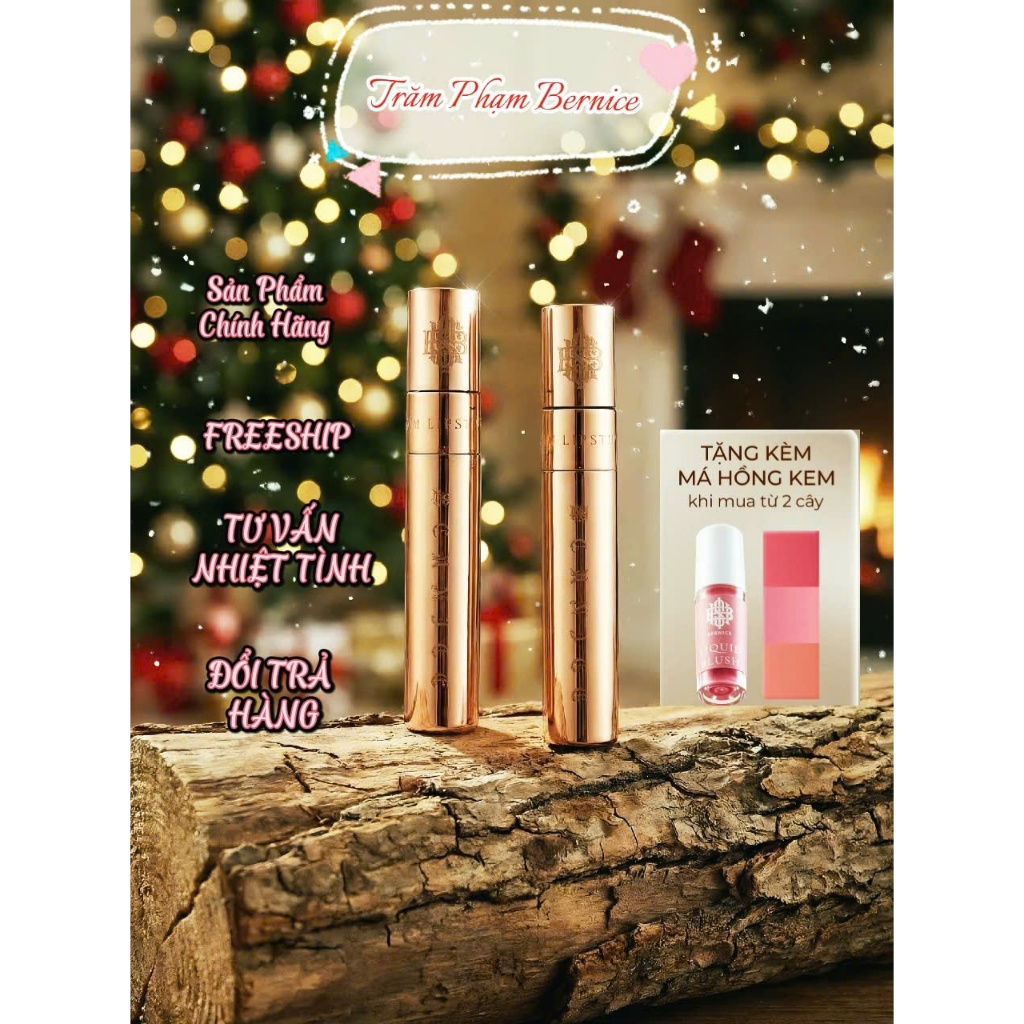 [MUA SON NHẬN QUÀ XINH] SON KEM LÌ BERNICE & SON BÓNG MNC - PHIÊN BẢN NĂM 2025