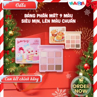   ODBO  Bảng phấn mắt ODBO 9 ô màu Sweet Much OD2024 Puppy Day Kitten Day 9g 
