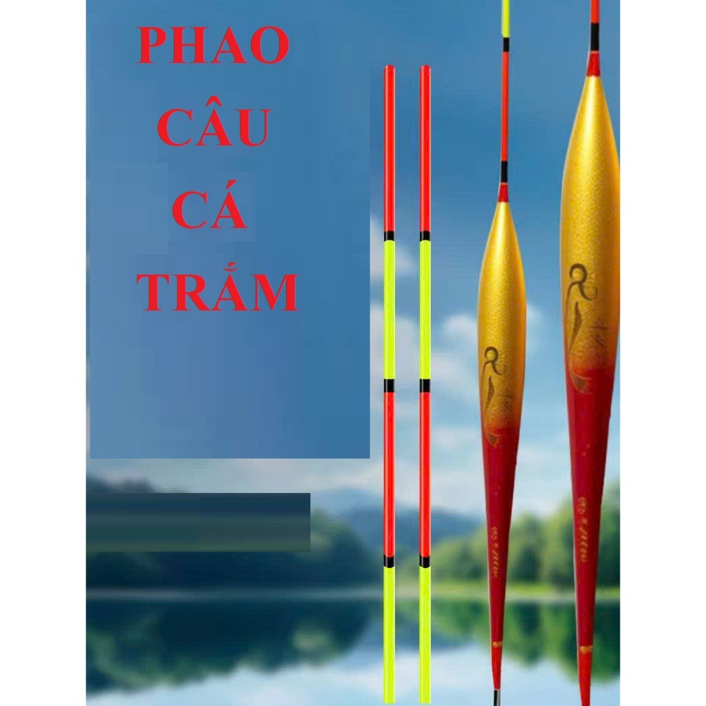 Phao Mỹ Nhân Ngư - Phao câu trắm đen , phao câu trắm trắng , phao câu chép cũ , tăm to , tăm dài