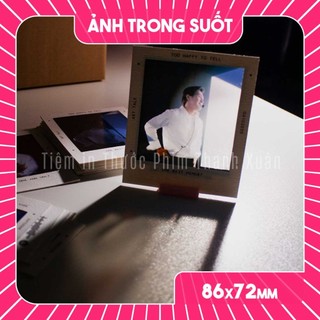 Polaroid trong suốt, ảnh film trong suốt size 86x72mm - IN THEO YÊU CẦU