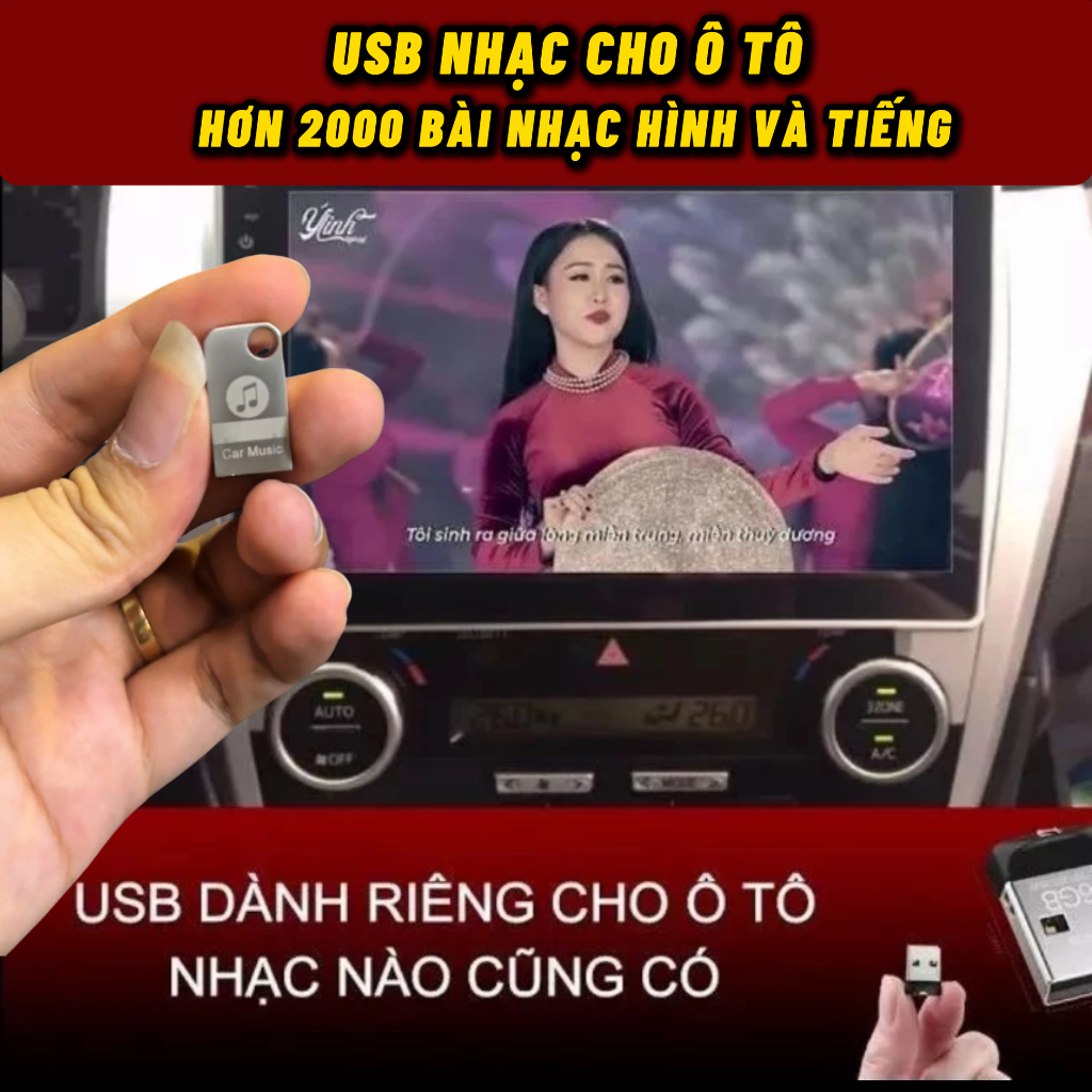 Usb có sẵn bài hát cho ô tô, loa đài, đủ thể loại nhạc hình và tiếng, bolero, nhạc trẻ, nhạc remix
