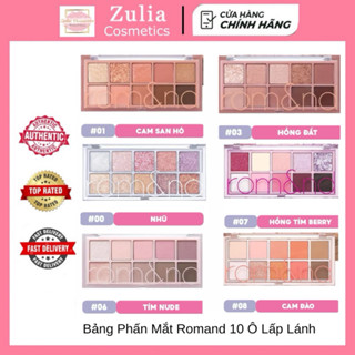  Bảng Phấn Mắt Romand 10 Ô Lấp Lánh Better Than Eye Palette Bảng Phấn Mắt 10 Màu Romand Better Than Eye Palette 