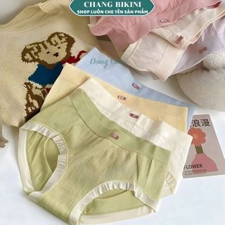 Set 10 hoặc 5 Quần Lót Nữ Cotton Gạo Co Giãn 4 Chiều Thấm Hút Mồ Hôi Tốt