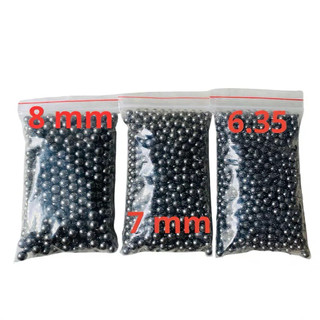 ( Giá rẻ vô địch) 1 kg bi sắt 6.35mm-7mm-8mm sáng bóng đủ size