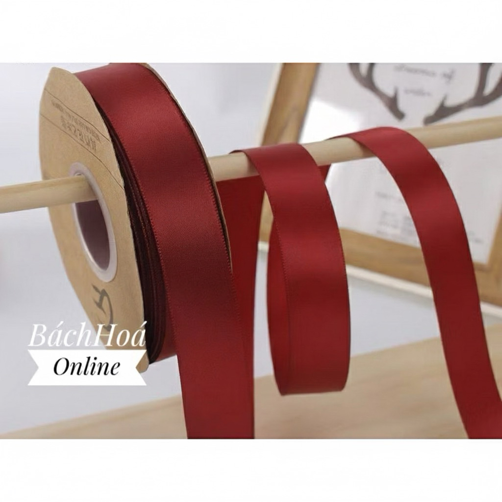 [Lẻ 5m] Ruy băng lụa 2.5cm