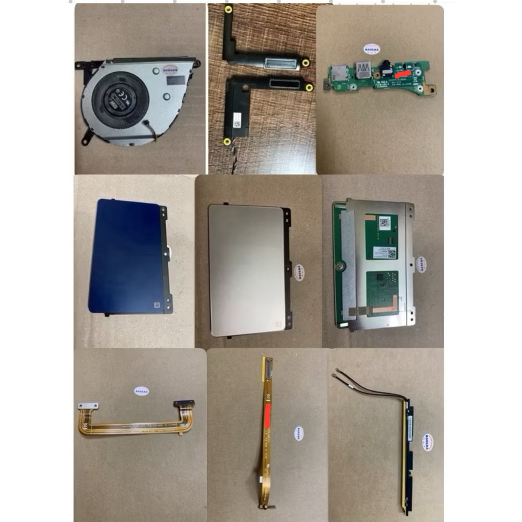 Linh kiện laptop_Zenbook Ux433 Ux433FN UX433FA - Touchpad - Board jack phone USB - Quạt cpu - webcam