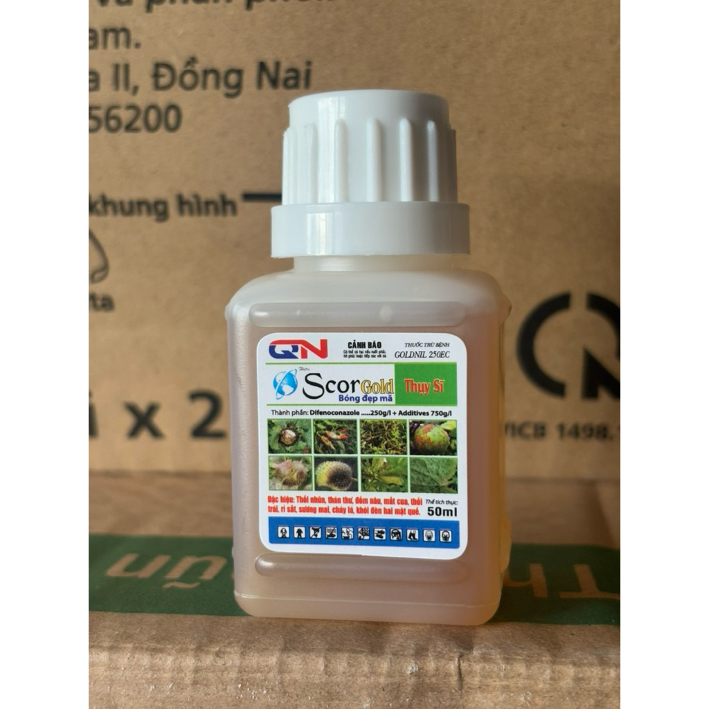 ScorGold 250EC Thuỵ Sĩ: Score Sạch nấm khô bệnh - bóng trái đẹp mã mát cây