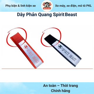 Dây Phản Quang Velcro Đi Phượt Tăng Nhận Diện Ban Đêm Dán Nhiều Vị Trí Spirit Beast
