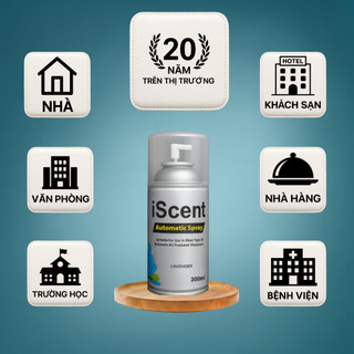 Lõi nước hoa xịt thơm phòng Iscent 300ml