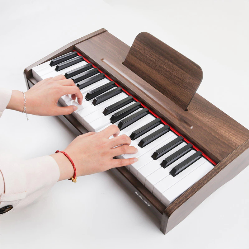Piano Trẻ Em Bàn Phím 25 phím Đàn Piano Bằng Gỗ Chạy Bằng Pin Đồ Chơi Kỹ Thuật Số Piano Đồ Chơi Âm N
