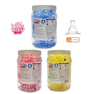 Hộp 20 cái núm vú cổ hẹp silicon mềm cho bé agi size s m l