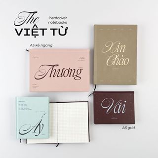  Sổ tay A5 A6 Handy ruột Dot Grid làm scrapbook bullet journal sáng tạo Crabit Hanoi Collection 