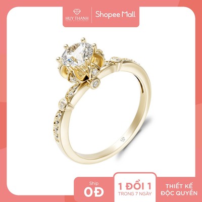Nhẫn Nữ NDINO285 Vàng Tây Huy Thanh Jewelry