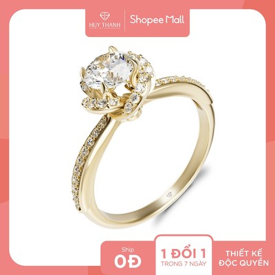 Nhẫn nữ NDINO286 Vàng Tây Huy Thanh Jewelry