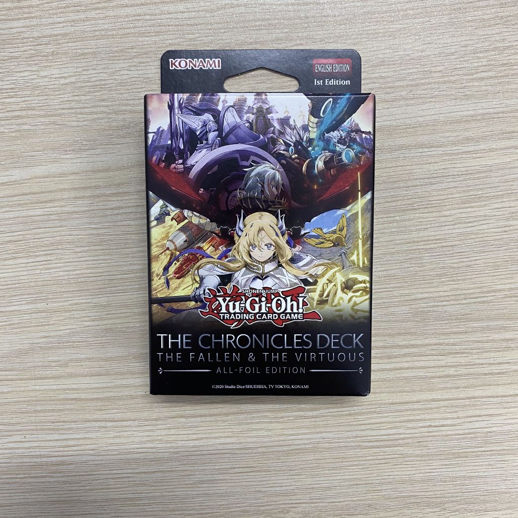[Chính Hãng] Yu‑Gi‑Oh Structure Deck All‑Foil – The Chronicles: The Fallen & The Virtuous | CH01