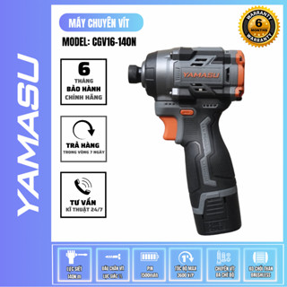  Máy Bắn Vít Cầm Tay Cao Cấp 140Nm YAMASU GCV16-140N Chuyên Vít Búa Tốc Nhanh Lực Mạnh Bảo Hành 6 Tháng 