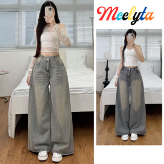  Quần Jean Ống Rộng Suông Ver 3 Nam Nữ MIAA  chất liệu Denim form  Quần bò ống rộng nữ ống rộng 33cm 