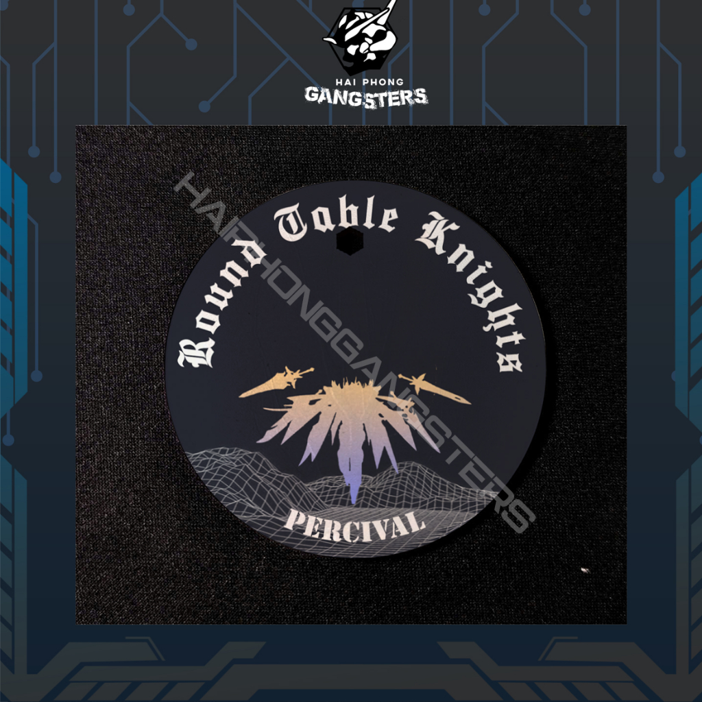 [Nhắn shop trước]RTT7 - ROUND TABLE SNAA PERCIVAL - Base/móc khóa mica Gundam SNAA