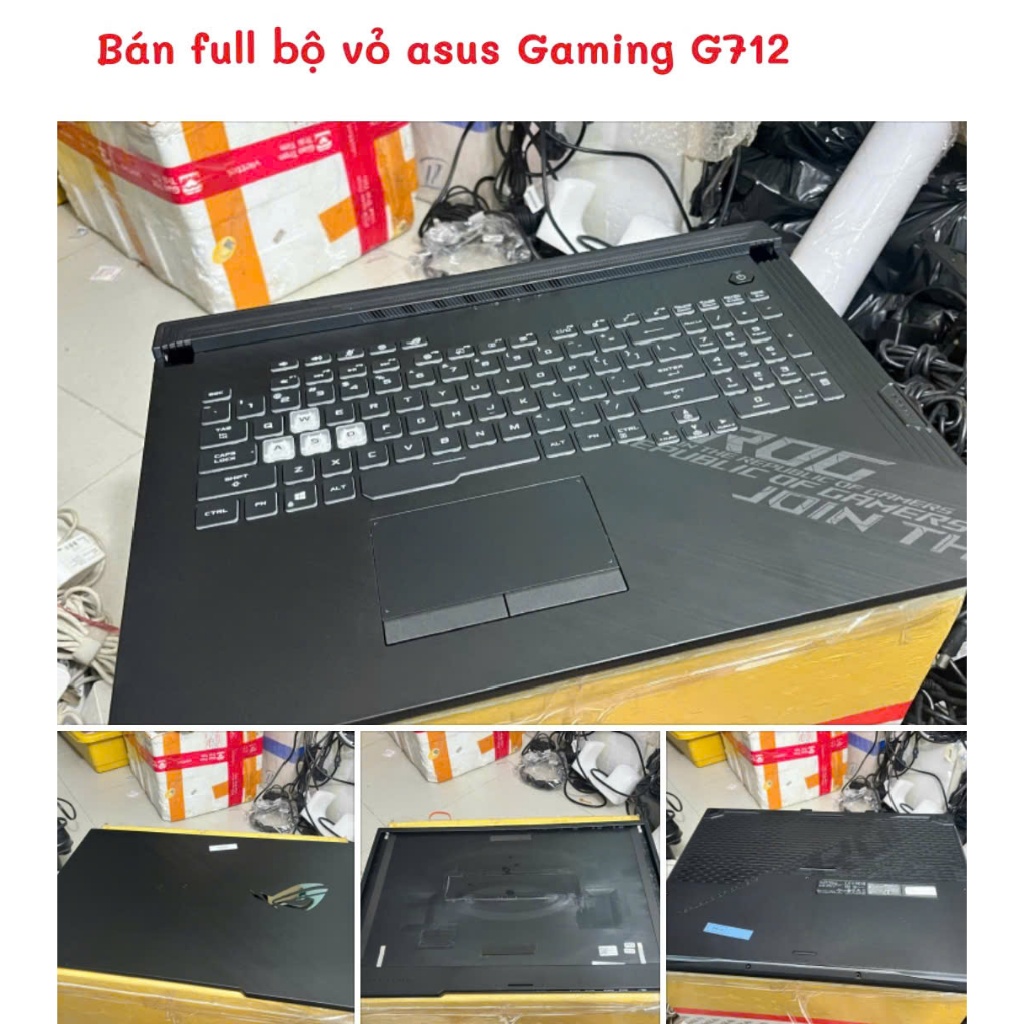 Bán Full Bộ vỏ Laptop Gaming Asus ROG Strix G17  G712 G712L  hàng cũ theo máy chính hãng