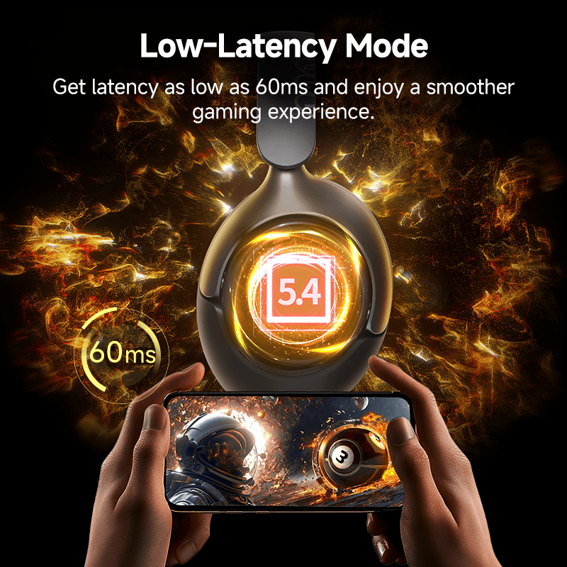 Tai Nghe Chụp Tai Không Dây QCY H3 Pro (BL v5.4, 55H, 50dB ANC, Hi-Res Audio & LDAC, Custom App & Dual Connectivity) | BigBuy360 - bigbuy360.vn