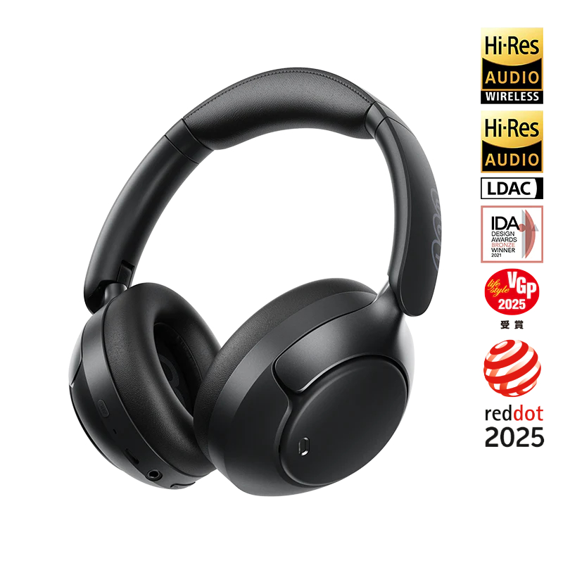 Tai Nghe Chụp Tai Không Dây QCY H3 Pro (BL v5.4, 55H, 50dB ANC, Hi-Res Audio & LDAC, Custom App & Dual Connectivity)