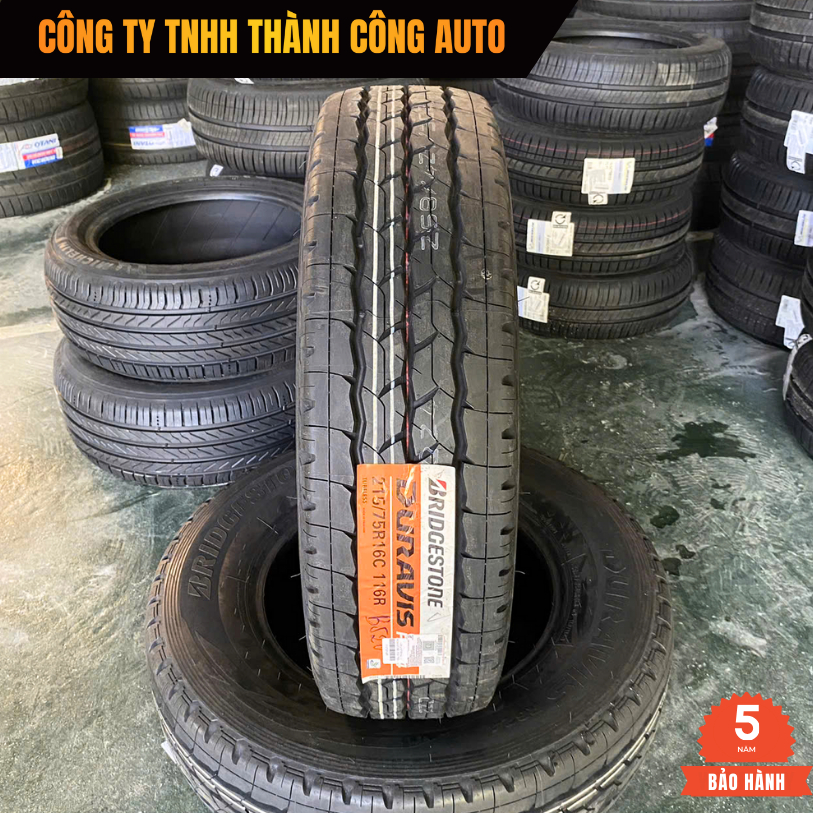 Lốp 215/75R16 BRIDGESTONE R624 siêu BỀN - Lốp Ford Transit