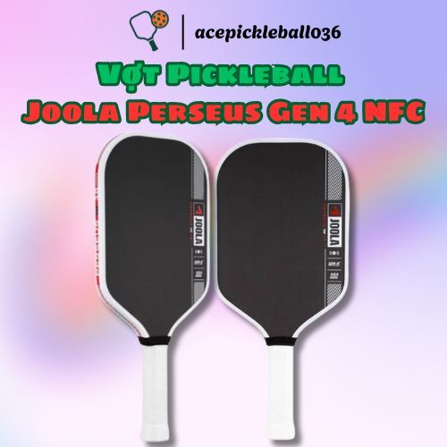Vợt Pickleball Joola Perseus Gen 4 NFC 16mm – Mặt Nhám Full Carbon Chính Hãng