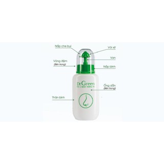 BÌNH RỬA MŨI DR. GREEN dành cho bé , sử dụng tại nhà