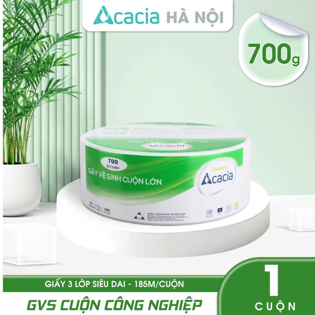 Giấy vệ sinh cuộn lớn ACACIA - 700 g
