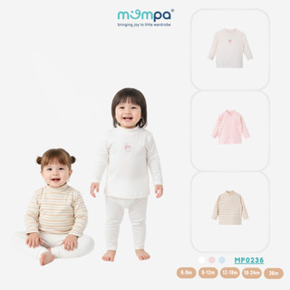  Áo giữ nhiệt cho bé BST 2025 Mompa 6 tháng - 3 tuổi vải Modal mềm mại thoáng khí 0236  ĐQ  