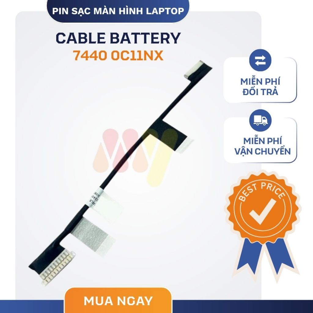 Cáp pin laptop Cable Battery Dell Latitude E7440 0C11NX IDC40 DC02004AX00