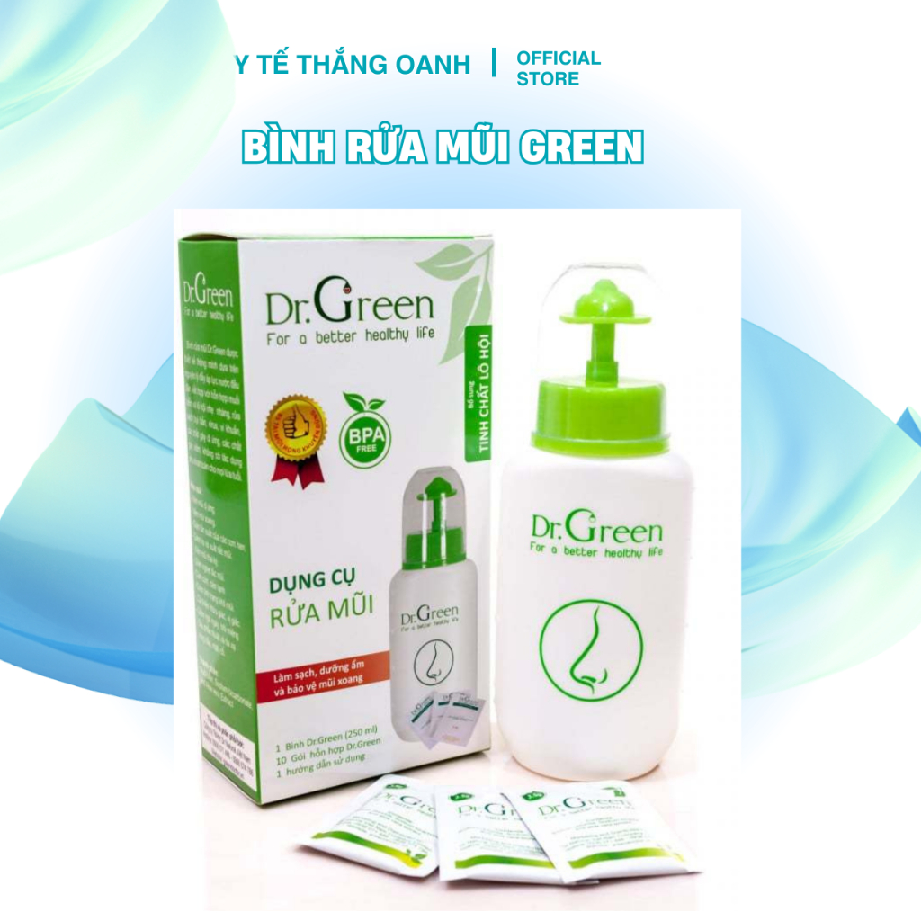 BÌNH RỬA MŨI DR. GREEN dành cho bé , sử dụng tại nhà