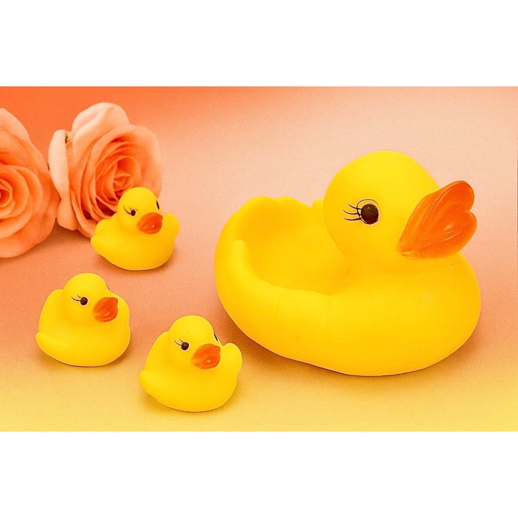 Đàn vịt thả tắm bồn tắm có tiếng kêu cho bé/đàn vịt thả bể bơi