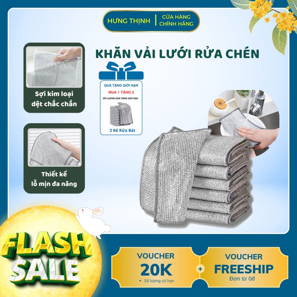 Giẻ Rửa Bát, Rẻ Lau Bếp, Xoong Nồi Bằng Sợi Lưới Kim Loại, Siêu Dễ Dàng Cọ Sạch Vết Bẩn Tấm Cọ Rửa Đa Năng Không Mài Mòn