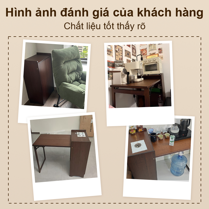 Bàn gấp bàn làm việc bàn máy tính tiết kiệm không gian bàn học sinh lắp ghép tiện ích đa năng | BigBuy360 - bigbuy360.vn