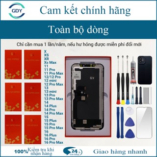 Màn hình GX/ZY chính hãng tương thích với IP X/XS/Xs Max/11/12/13/MINI/14/15/16/Pro/Plus/Pro Max