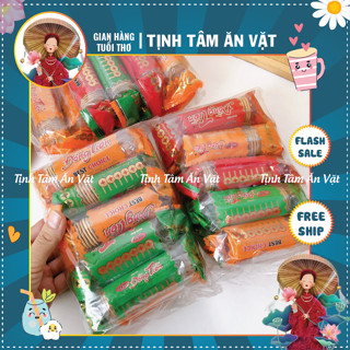  BỊCH 10 GÓI Bánh Quy Đồng Tiền Bơ Sữa Thơm Ngon đồ ăn vặt cổng trường tuổi thơ 