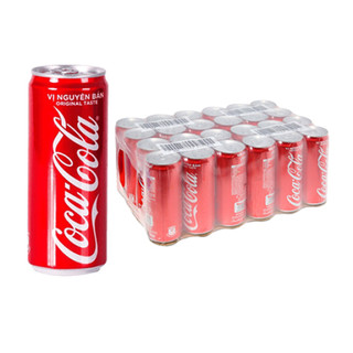  Thùng 24 lon Coca Cola nhí 235 320ml vị truyền thống 