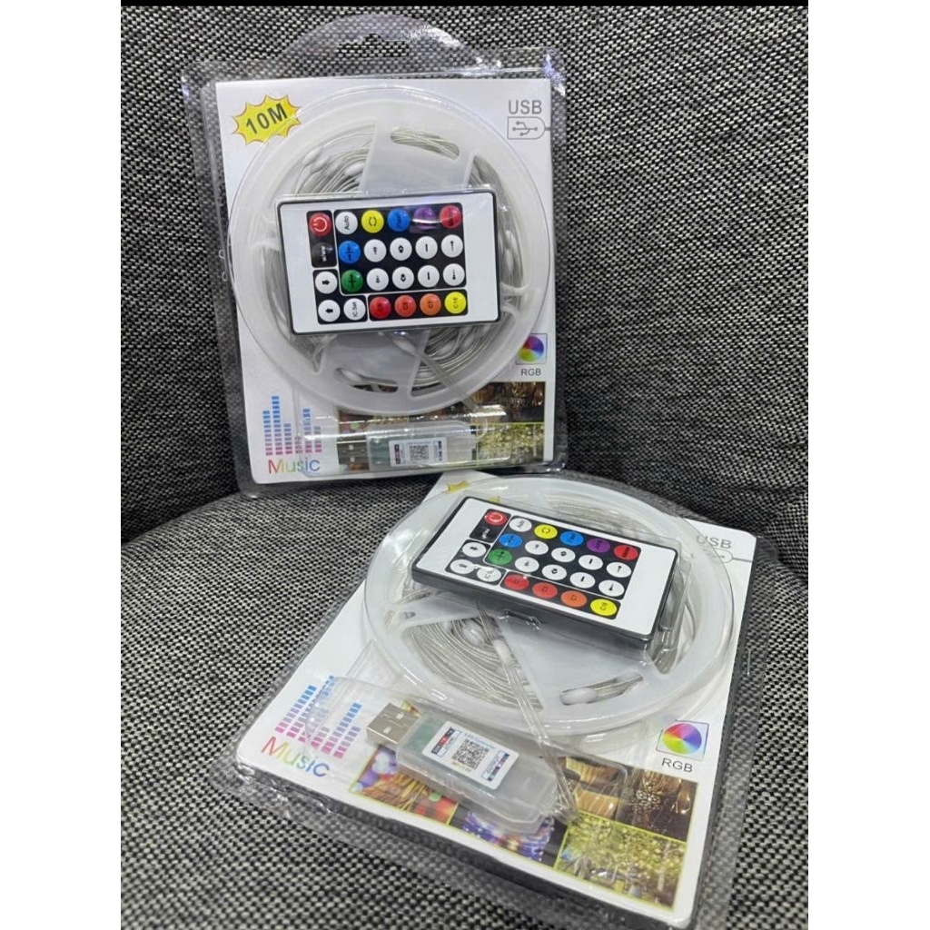 Dây Led 10m Chạy Đuổi, xài remote + app RGB