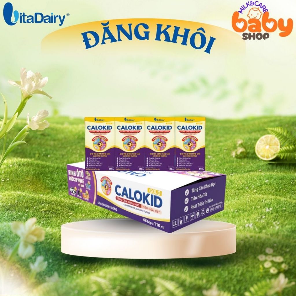 Sữa uống dinh dưỡng Calokid 110ml/180ml - Hàng Chính Hàng - Giá tốt nhất