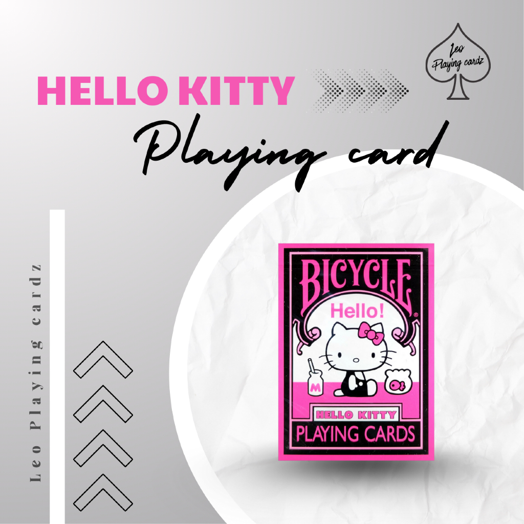 Bộ bài tây, ảo thuật, sưu tầm BICYCLE HELLO KITTY playing card