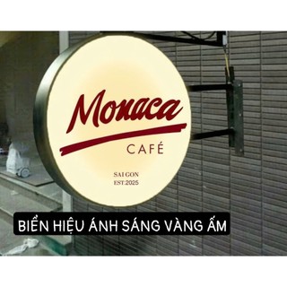 ( Ánh sáng vàng ấm) Biển vẫy quảng cáo, hút nổi tròn, vuông, chữ nhật, Hộp đèn mica, thiết kế in ấn hoàn thiện
