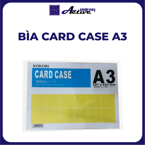 Bìa Card Case Nhựa KOKOBI A3 A4 A5 và A3 A4 Từ Tính Chống Thấm Trong Suốt