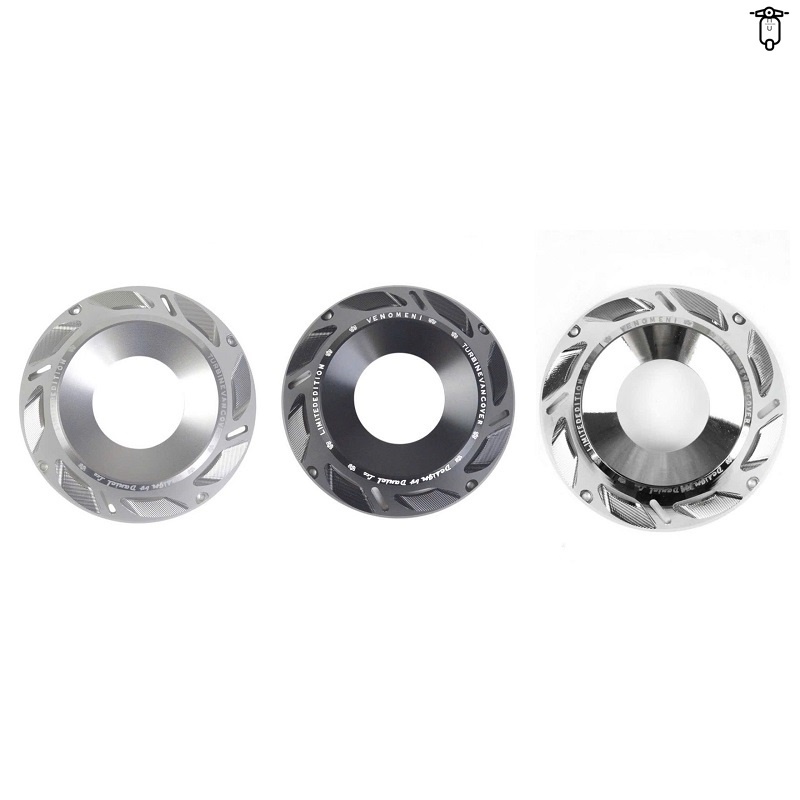 Ốp Quạt Kiểu Venomeni V2 Full Nhôm CNC Cho Xe Máy Vespa Sprint Primavera LX S GTS